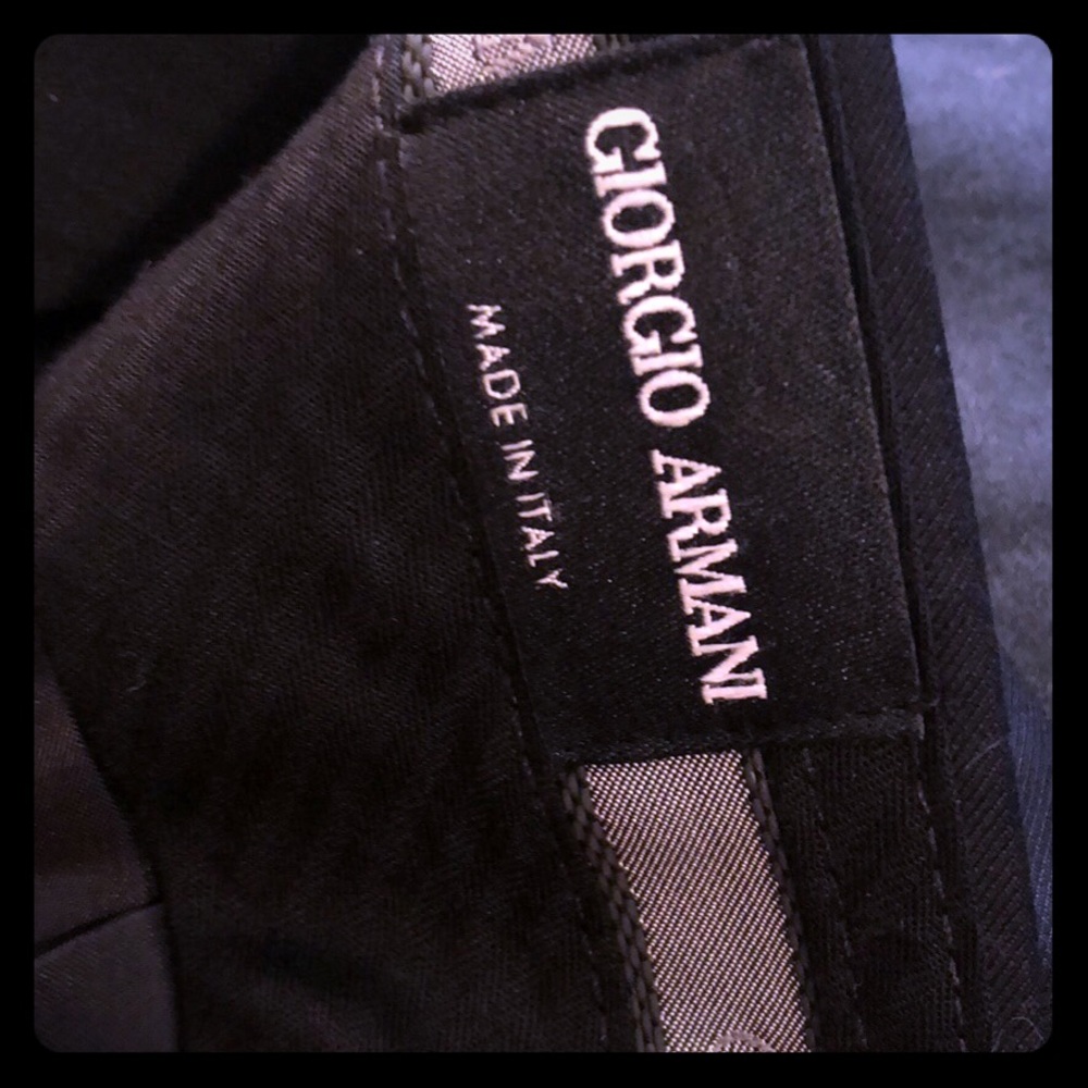 Giorgio Armani *New* black dress pants